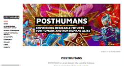 Desktop Screenshot of posthumans.org